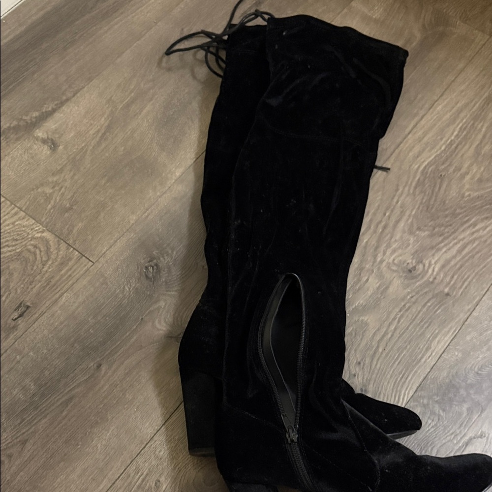 Chinese Laundry Black Over-the-Knee Boots